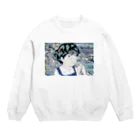 お茶の間デジタルKIDSのまねっこどうぶつ Crew Neck Sweatshirt