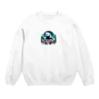 ココナッツアイランド©️のシャチ Crew Neck Sweatshirt