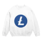 OWLCOIN ショップのLitecoin ライトコイン Crew Neck Sweatshirt