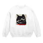 kk-welcomeの黒猫登場Ⅰ Crew Neck Sweatshirt