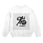 yumayumaのバスケットマン Crew Neck Sweatshirt