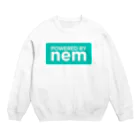 OWLCOIN ショップのNEM ネム Crew Neck Sweatshirt