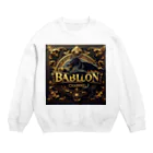 BABYLON  Channel　aiのブラック　ドラゴン　Renaissance1 baroque Crew Neck Sweatshirt