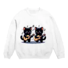 チェリモヤのねこコーラス 11 Crew Neck Sweatshirt