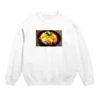 morinoyouseiの美味しい比内鶏の親子丼！ Crew Neck Sweatshirt