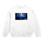 zakki-Rの山の夜景 Crew Neck Sweatshirt