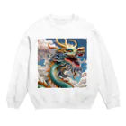 ハッピーハッピープラザ！の虹龍 Crew Neck Sweatshirt