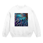 chika_22の羽根の柄 Crew Neck Sweatshirt