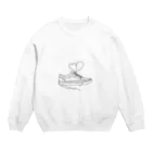 A-Kdesignのsneakers①　 Crew Neck Sweatshirt