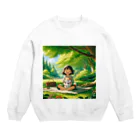 おしゃまんべのミコの大冒険2 Crew Neck Sweatshirt