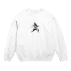 A-KdesignのNinja① Crew Neck Sweatshirt