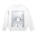 「ごめん々ね 」と言っのきのうの星が瞬く窓 Crew Neck Sweatshirt