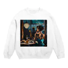 AQUAMETAVERSEの夕暮れ・寛ぎの時間　Tomoe bb 2712 Crew Neck Sweatshirt