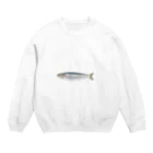 M.foxの暇つぶstoreのいわし。 Crew Neck Sweatshirt