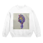 Meat&Meetの謎のマーク Crew Neck Sweatshirt