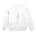 りゅうのすけの80年代風ファッション女子 Crew Neck Sweatshirt