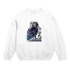 にしのひつじかいのグラデーション梟 Crew Neck Sweatshirt