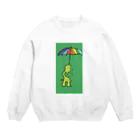 ukyoeshiの雨 Crew Neck Sweatshirt