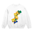 あこひゃんのこぐま兄弟 Crew Neck Sweatshirt