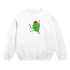 ゆりおのすーぱーかえるくん Crew Neck Sweatshirt