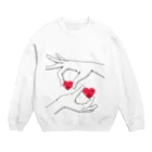 o(ひか｀ω´ )oのはーと Crew Neck Sweatshirt