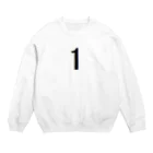 アメリカンベース の背番号　1 Crew Neck Sweatshirt