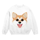 kimchinのかわいい柴犬 Crew Neck Sweatshirt