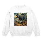 やるか、やらぬか？本人次第の恐竜にはなれなかった Crew Neck Sweatshirt