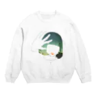 nekoneko18tのじゃあね Crew Neck Sweatshirt