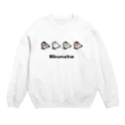 たかはらのドット絵文鳥シリーズ Crew Neck Sweatshirt