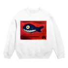 JJJ umaruのくじらのいかり Crew Neck Sweatshirt