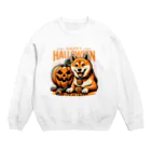 Naoki21のDOG x HALLOWEEN Crew Neck Sweatshirt