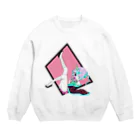 sooing...nowのひょっこり毎日ゆに子 Crew Neck Sweatshirt