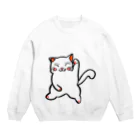 T'seyeの招福猫『福にゃん』福よ来い来い招き猫 Crew Neck Sweatshirt