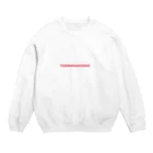 nyahoの退職願(アルファベット) Crew Neck Sweatshirt