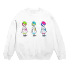 woiogのアヒルの子三人衆 Crew Neck Sweatshirt