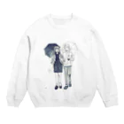 上/うえの雨の日 Crew Neck Sweatshirt