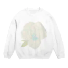 おのまとぺのホワイトパンジー Crew Neck Sweatshirt