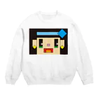 nunomorikotonohaのかくばりこちゃん Crew Neck Sweatshirt