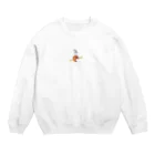 白へびくんのあ Crew Neck Sweatshirt