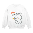 めめと屋のそこのこねこちゃんっ Crew Neck Sweatshirt