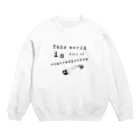 KASIの安全ピン？ Crew Neck Sweatshirt