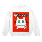 よのしのwoooo‼ねこ Crew Neck Sweatshirt