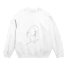 IzXu.のナナメウエ Crew Neck Sweatshirt