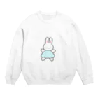 ふんわりうさちゃんのすやすや Crew Neck Sweatshirt