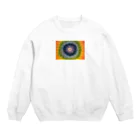 えみねこの83猫🕉曼荼羅 Crew Neck Sweatshirt