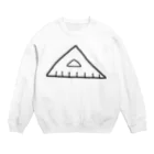 サブカルアイドルパーティーの三角定規 Crew Neck Sweatshirt