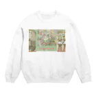 Cuiのお菓子たくさん Crew Neck Sweatshirt