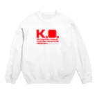 UsagiTakahashiのMIRUNAシリーズ「K.O.」 Crew Neck Sweatshirt