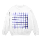 FUJIMARUのあお、チェック Crew Neck Sweatshirt